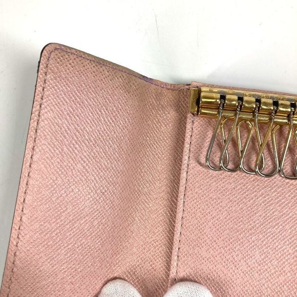 Louis Vuitton Key Case Multicles 6 Multicles 6 N41624 Damier Canvas Rose - Picture 6 of 9